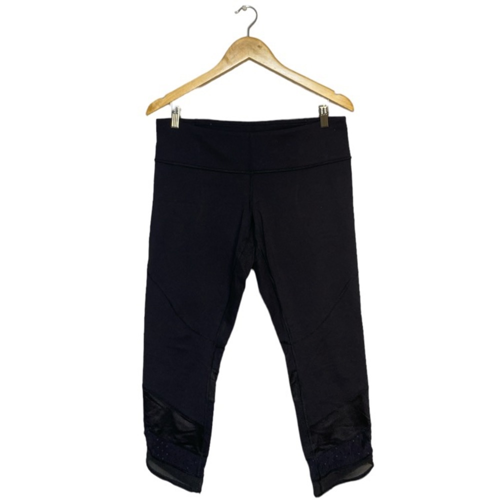 Lululemon Emerge Renewed Cropped Leggings Black Size 12